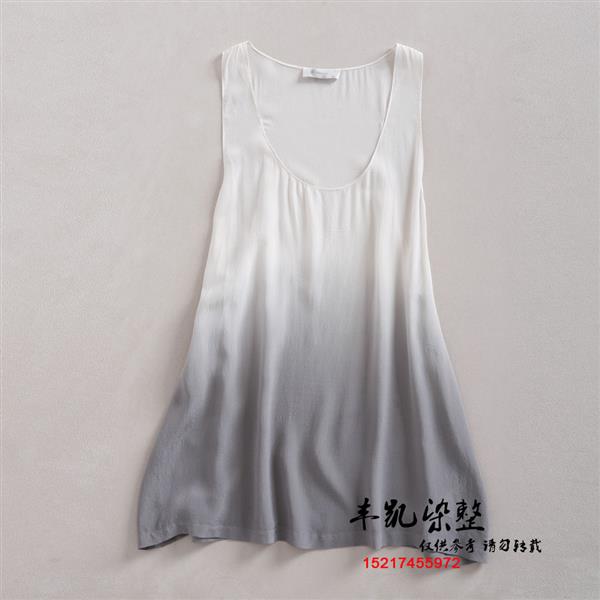 现时提供真丝服装吊染加工真丝染色